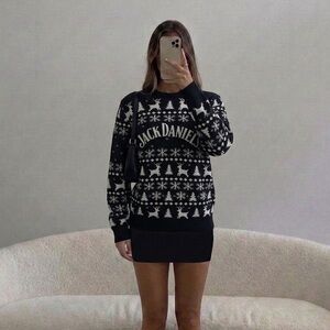 AUTHENTIC Jack Daniel's Christmas Sweater by Locale (Size Medium)